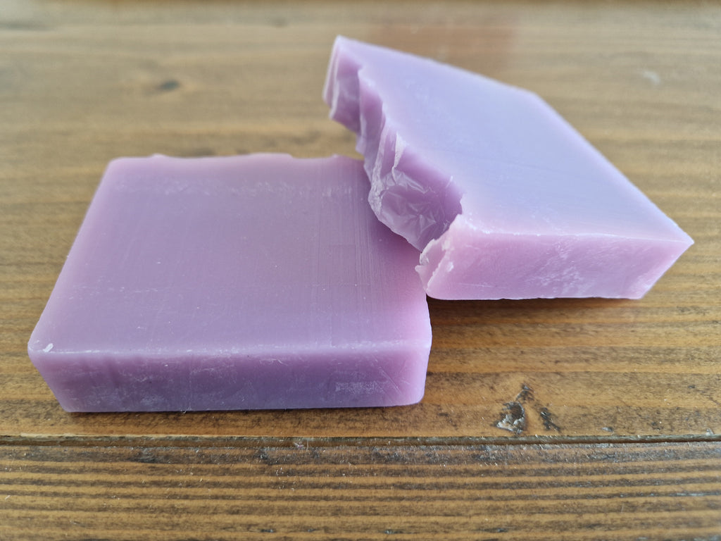 Lavender Dreams soap infused with Lavender and Coconut