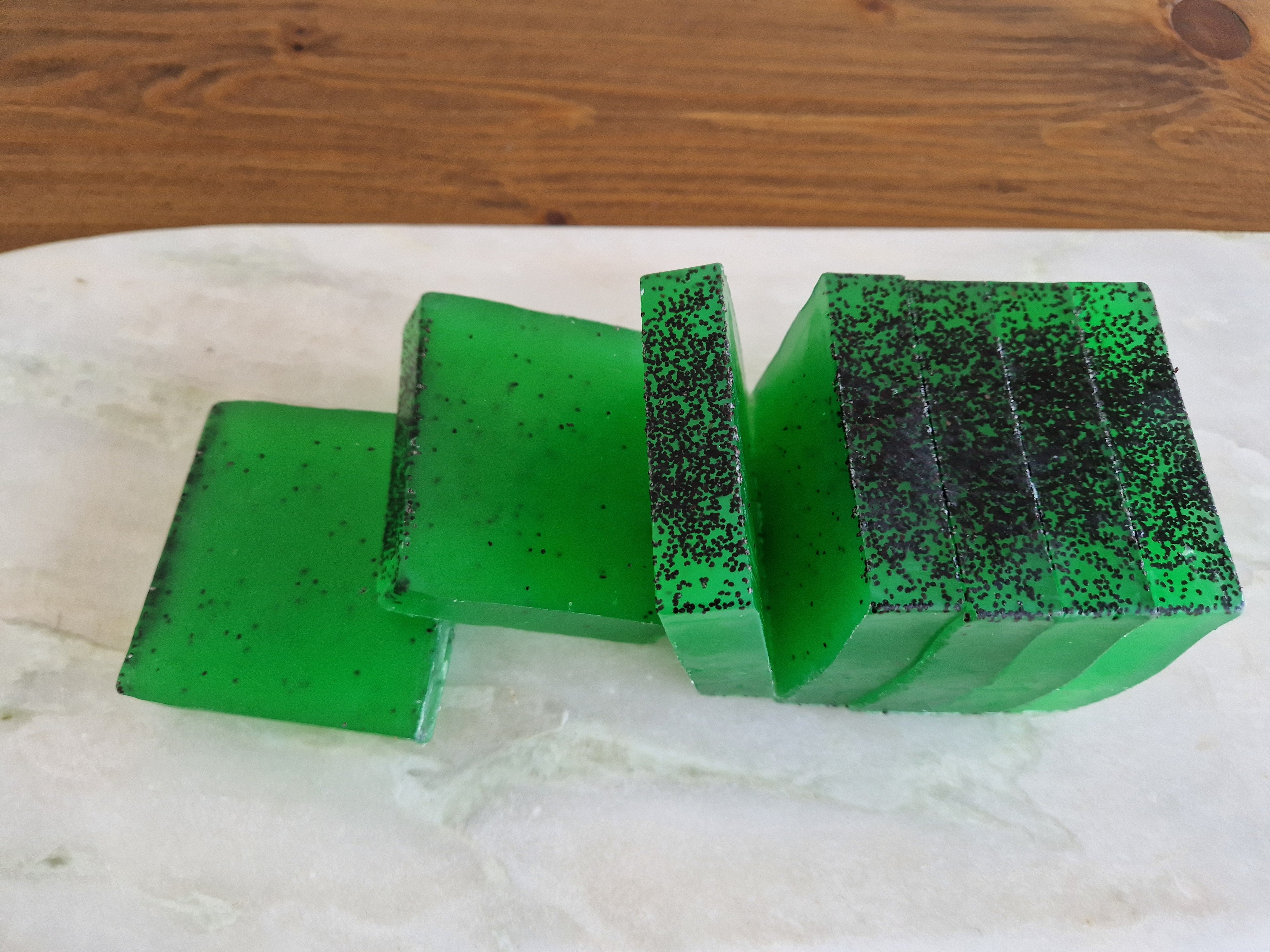 Mint Therapy soap infused with Tea Tree and Fresh Mint