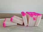 Coconut Oasis soap infused with Coconut and Coconut Flakes