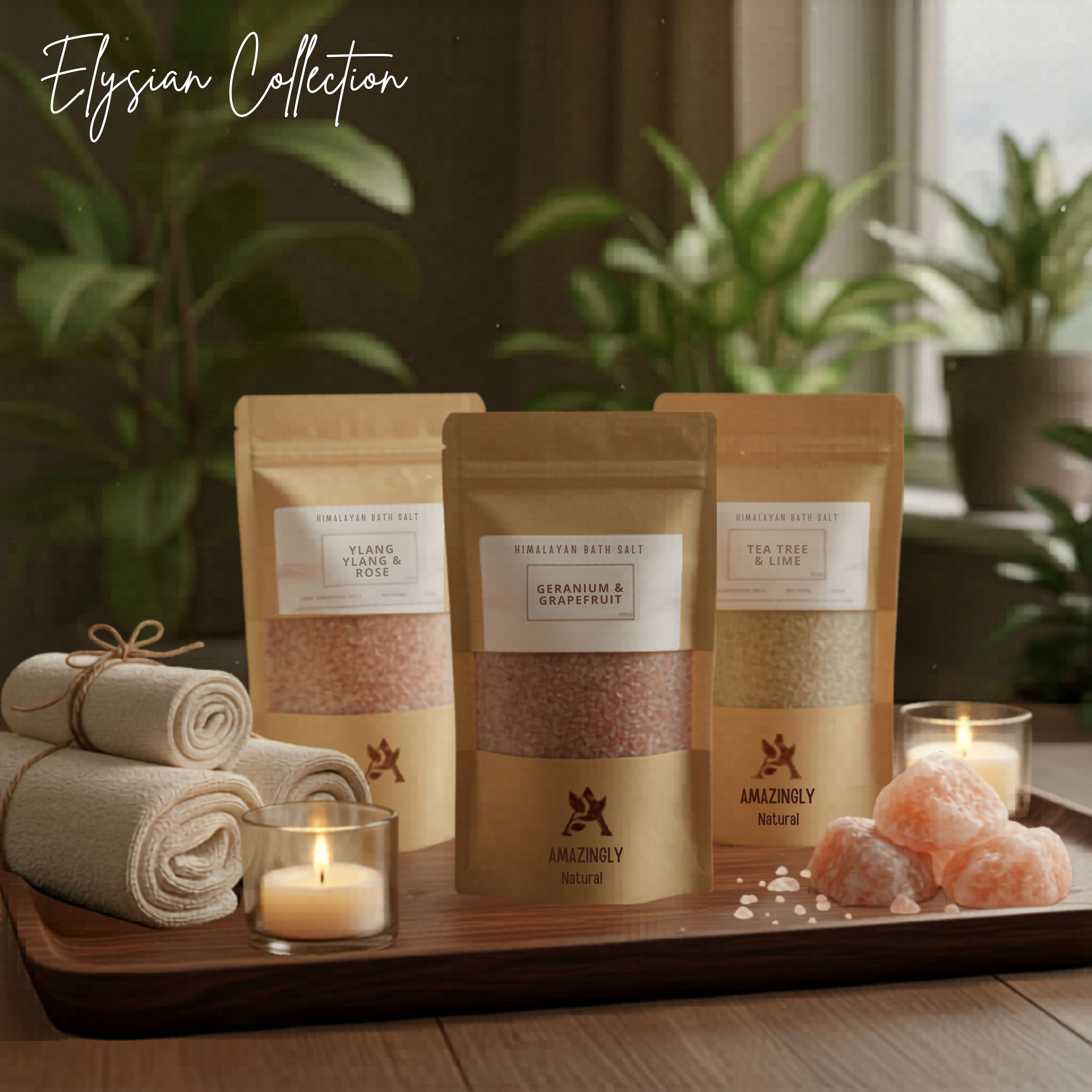 Elysian Collection - Himalayan Bath Salts Gift Set
