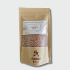 Himalayan Bath Salt - Ylang Ylang essential oils + Coconut oil + Dry Rose Petals